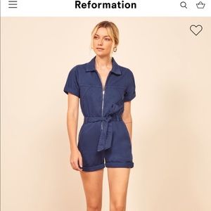 NWT Reformation Utility Romper